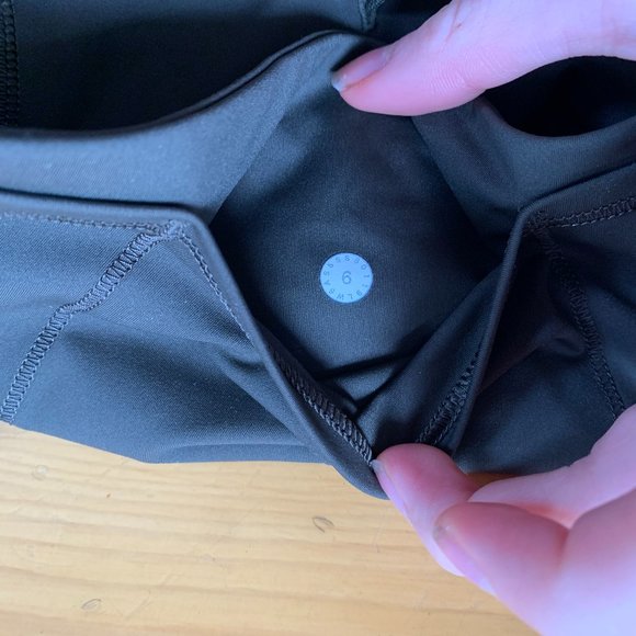 Olive Green Lululemon Swift Speed High-Rise Crop 2 - Picture 2 of 3